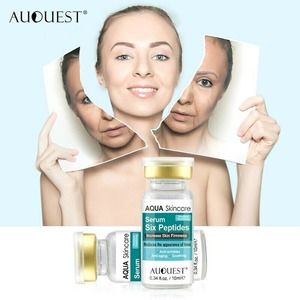 2 Pack Six Peptides Face Serum Firming Lifting Anti-Aging Wrinkles Fine Lines